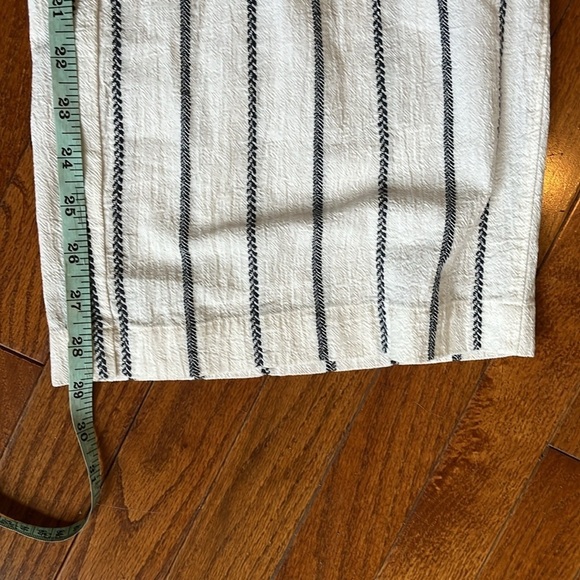 Outerknown | 100% Cotton Weekender White & Blue Striped Jumpsuit Size Small - Picture 12 of 12